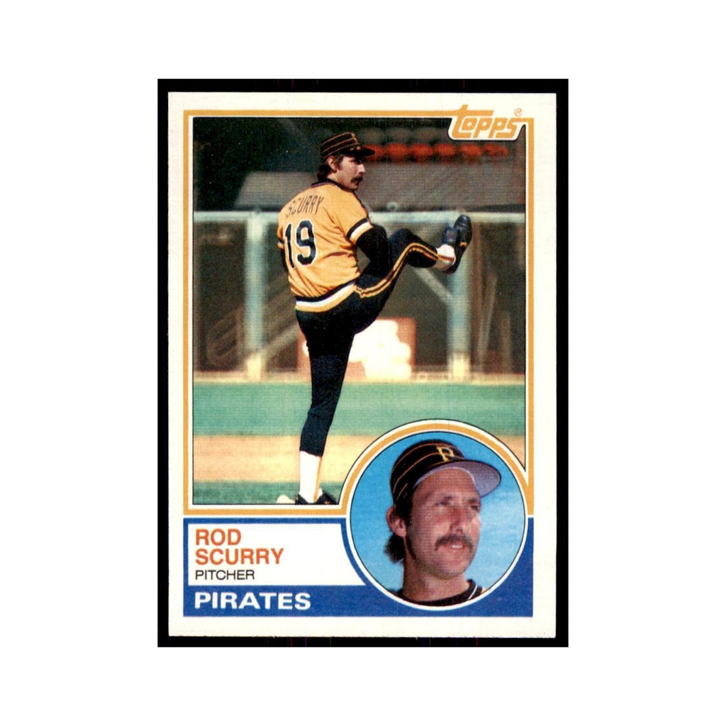 1983 Topps Rod Scurry Baseball Cards #537