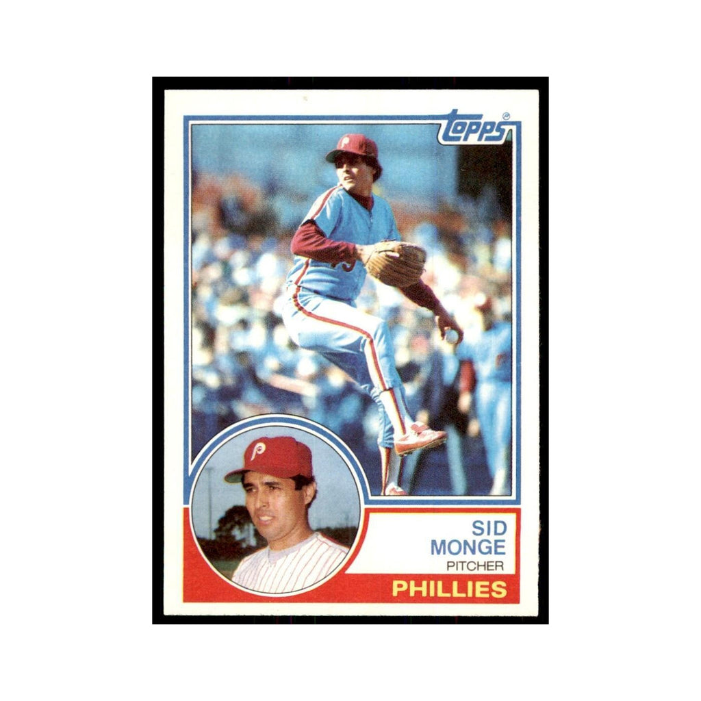 1983 Topps Sid Monge Baseball Cards #564