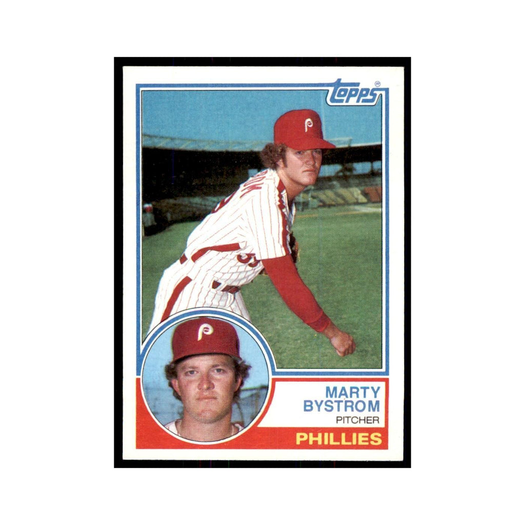 1983 Topps Marty Bystrom Baseball Cards #199