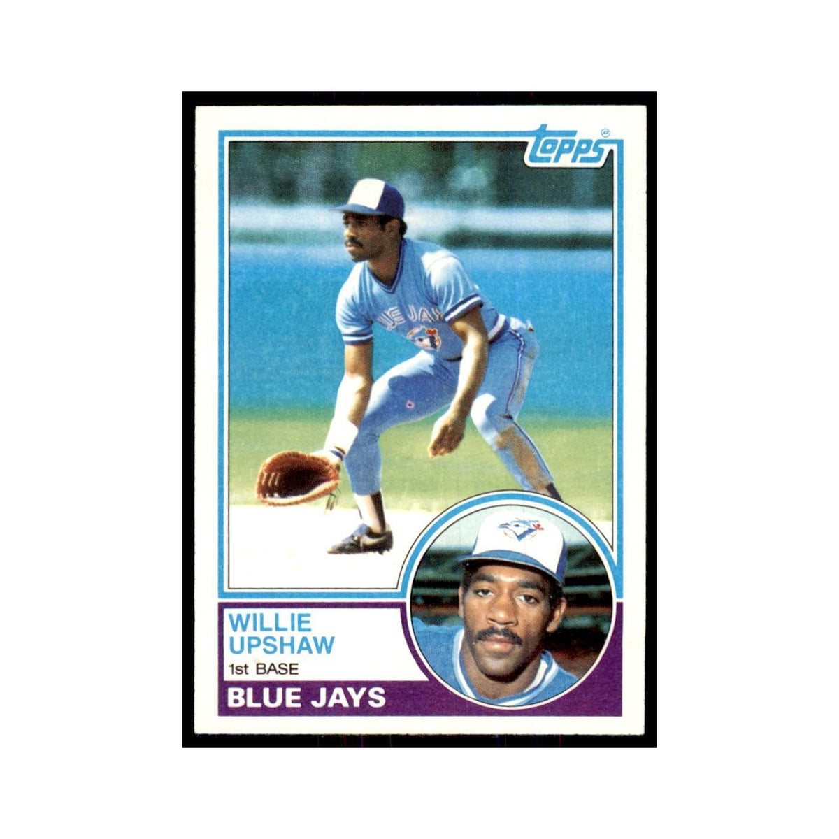 1983 Topps Willie Upshaw Baseball Cards #556
