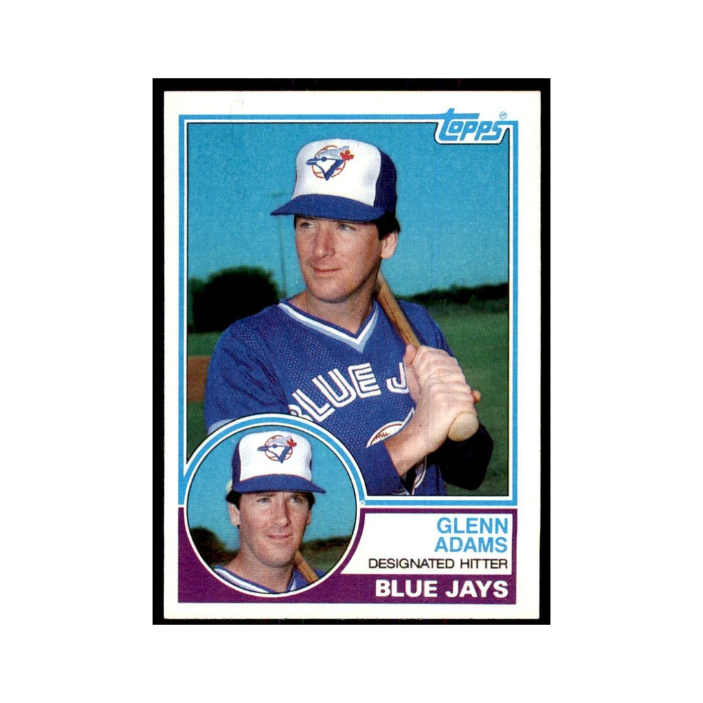 1983 Topps Glenn Adams Baseball Cards #574