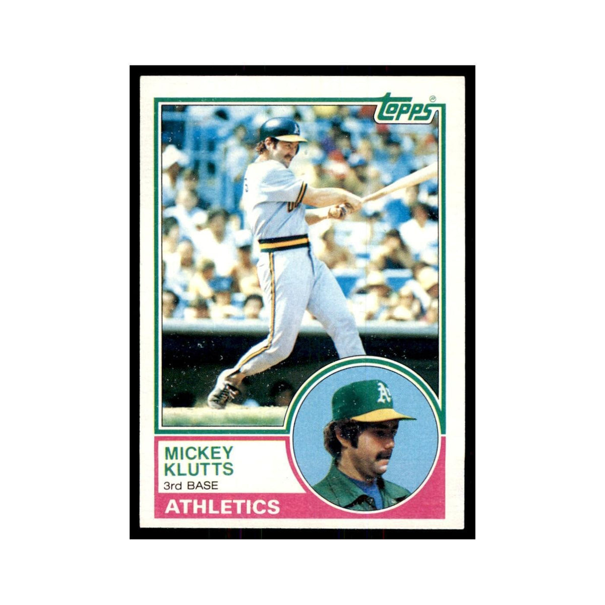 1983 Topps Mickey Klutts Baseball Cards #571