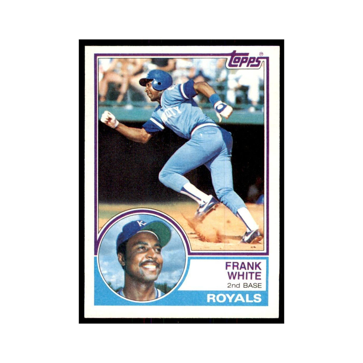 1983 Topps Frank White Baseball Cards #525