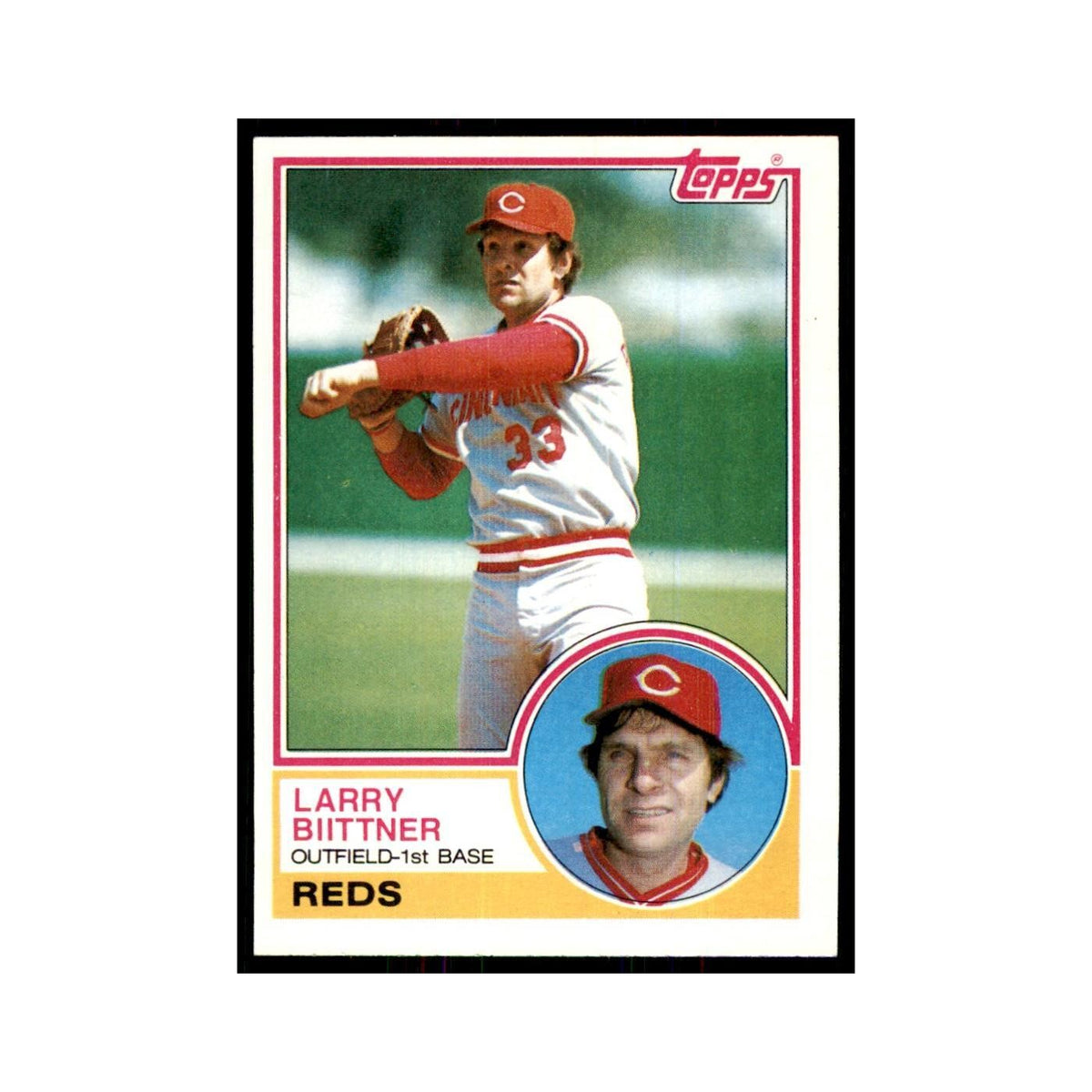 1983 Topps Larry Biittner Baseball Cards #527