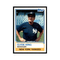 1983 Topps Clyde King Baseball Cards #486
