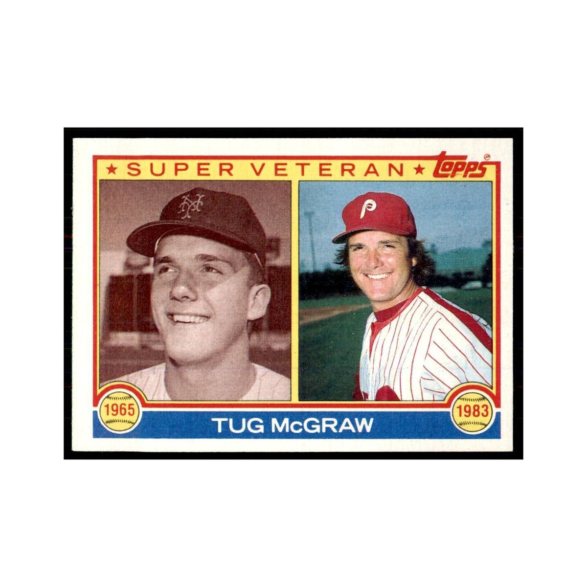 1983 Topps Tug McGraw Baseball Cards #511