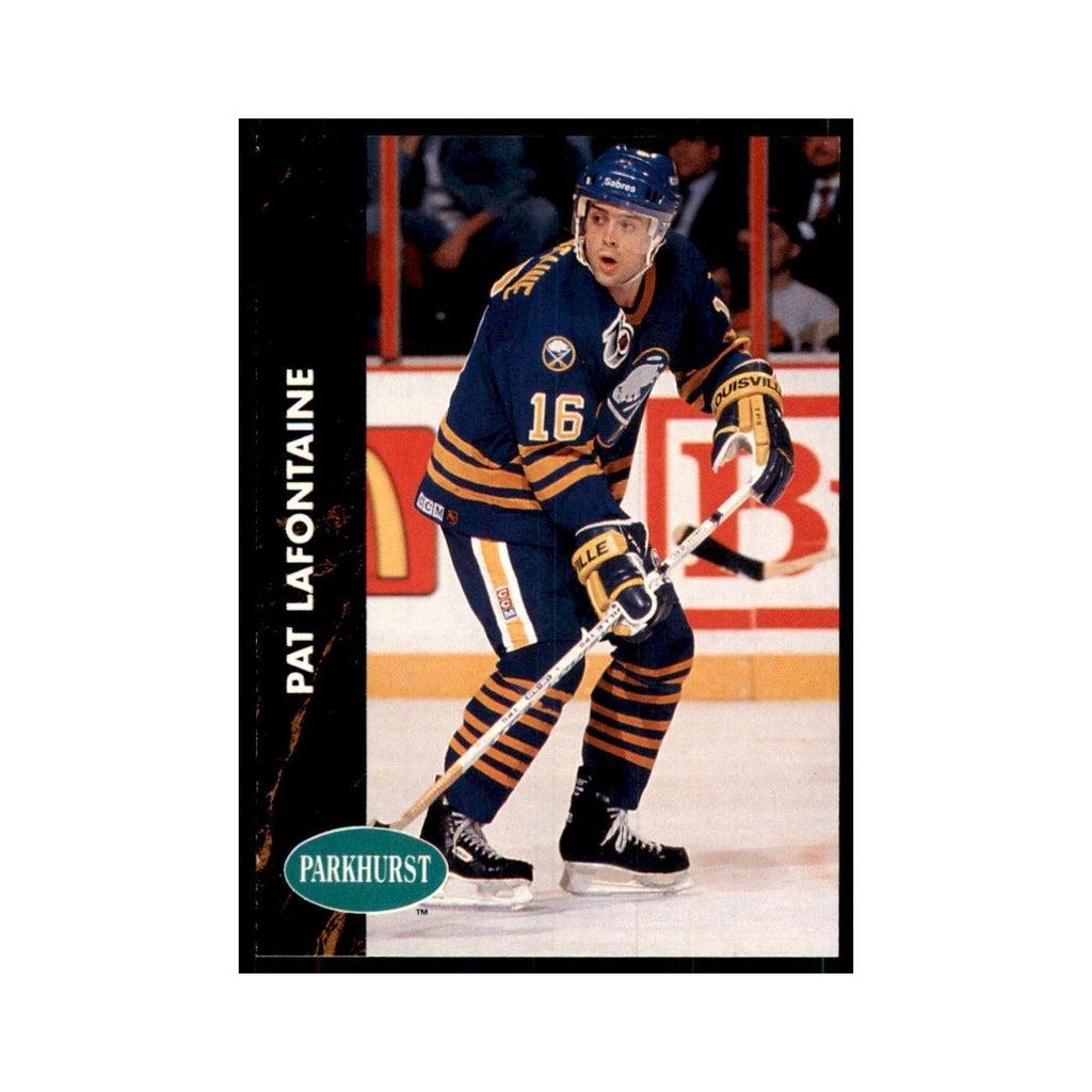 1991 Parkhurst French Pat LaFontaine Hockey Cards #16