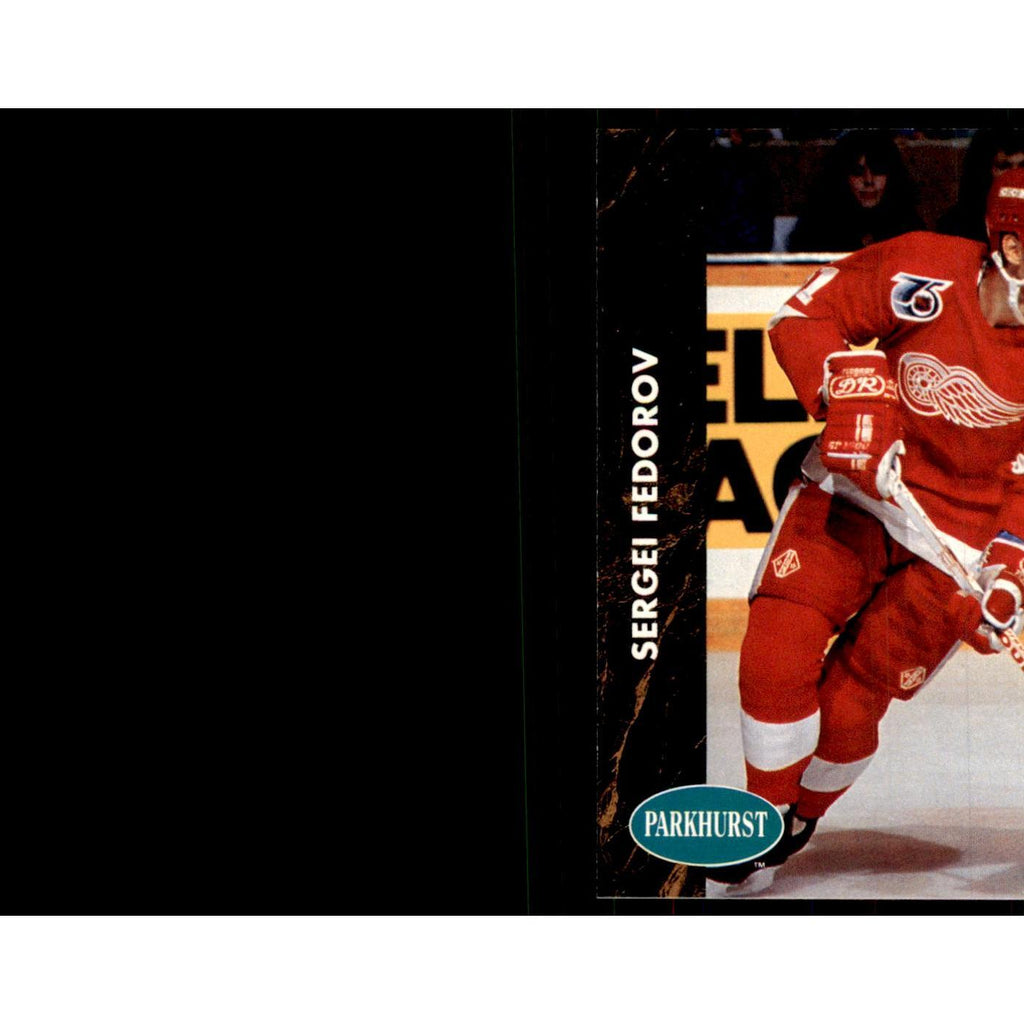 1991 Parkhurst French Sergei Fedorov Hockey Cards #38