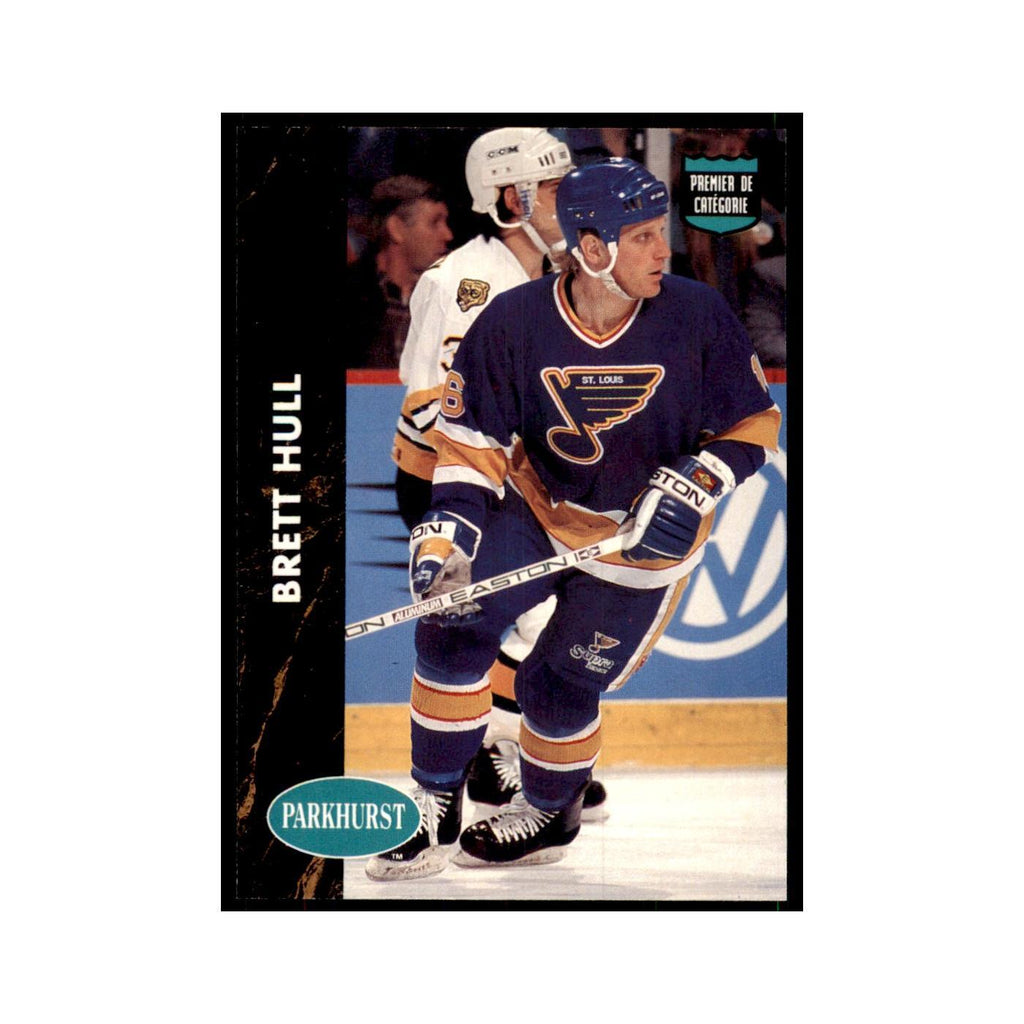 1991 Parkhurst French Brett Hull Hockey Cards #219