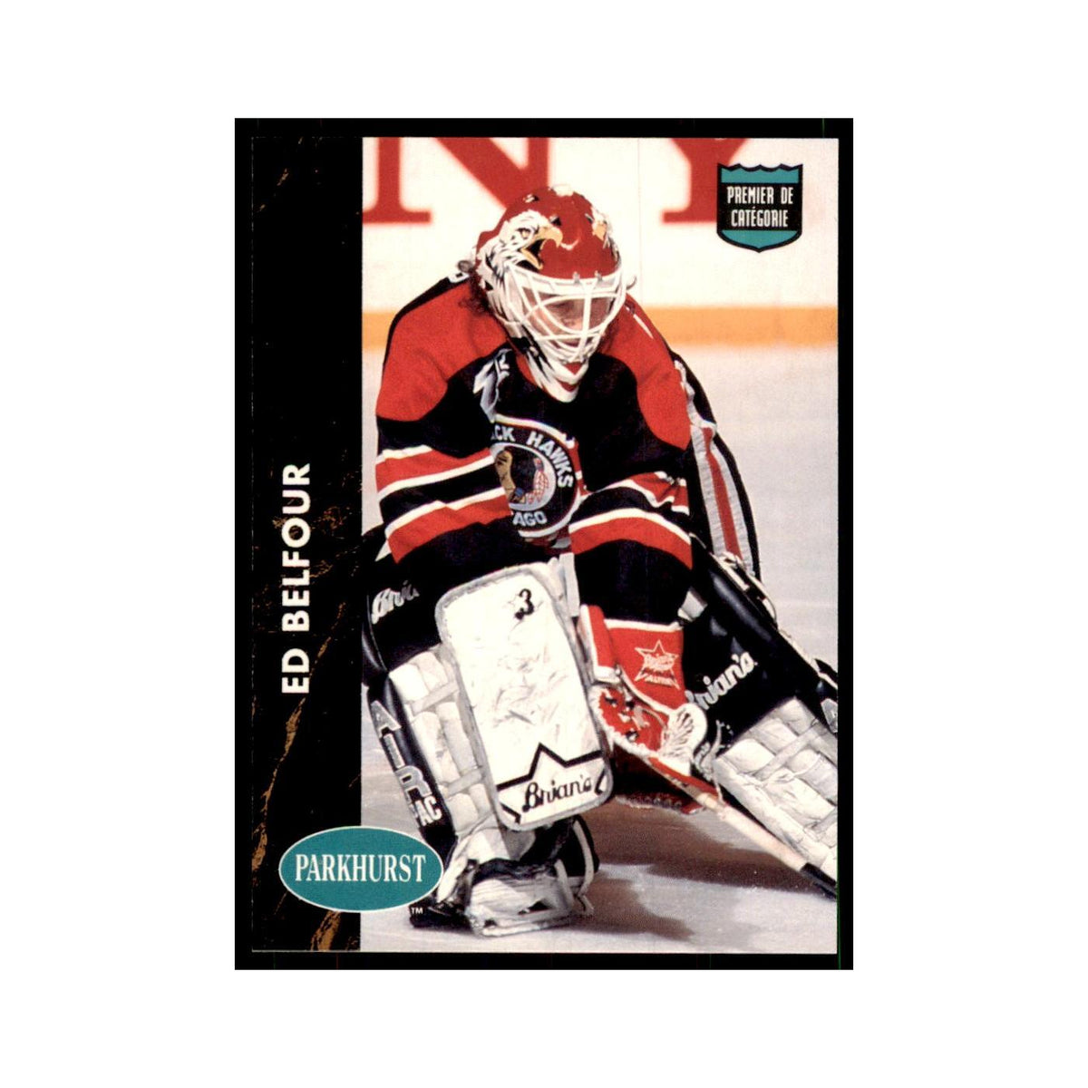 1991 Parkhurst French Ed Belfour Hockey Cards #218