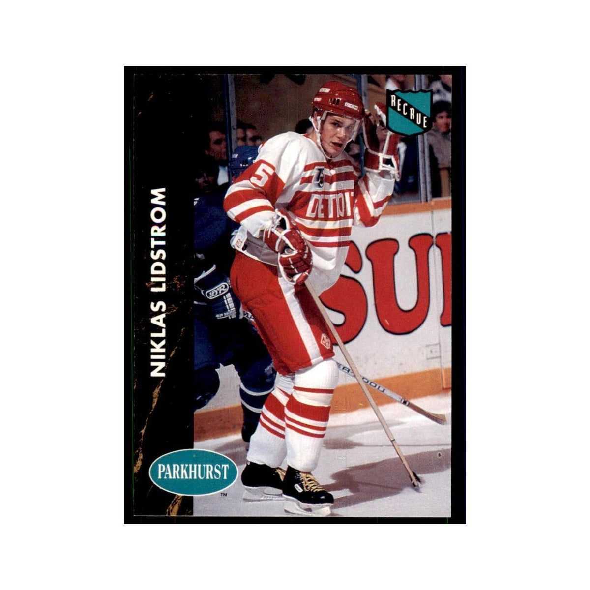 1991 Parkhurst French Niklas Lidstrom Hockey Cards #37