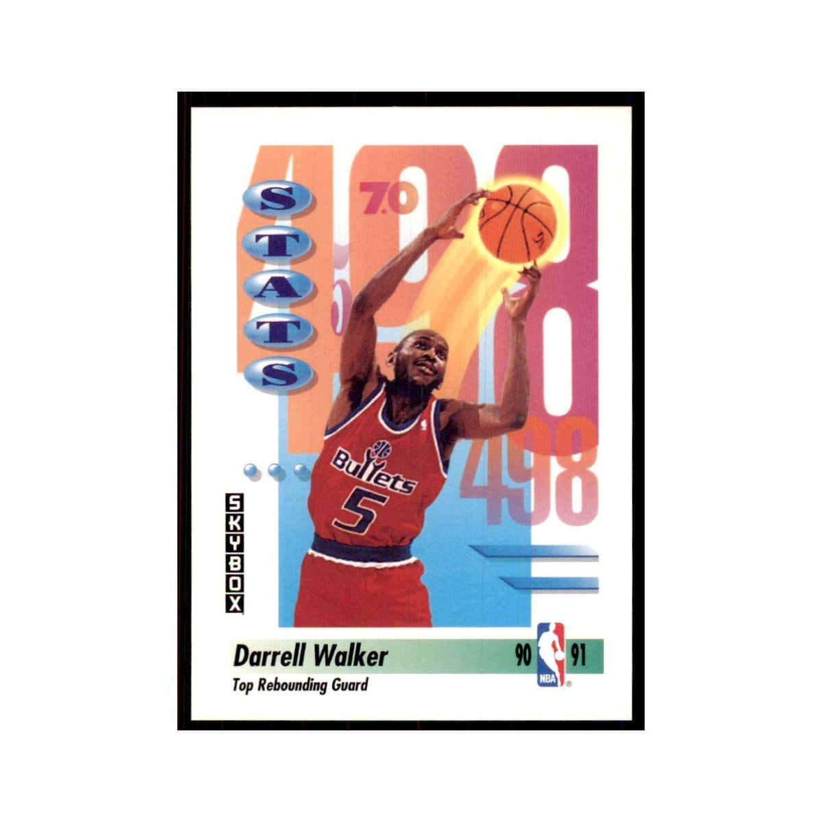 1991 SkyBox Darrell Walker Basketball Cards #304