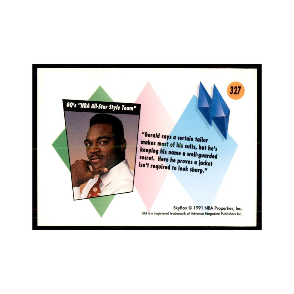 1991 SkyBox Gerald Wilkins Basketball Cards #327
