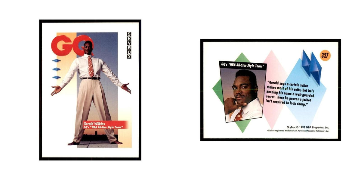 1991 SkyBox Gerald Wilkins Basketball Cards #327