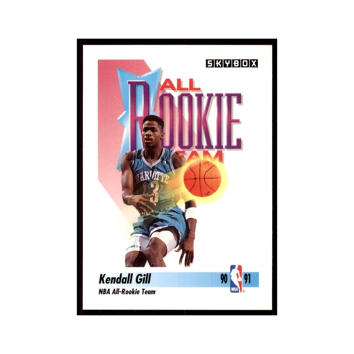 1991 SkyBox Kendall Gill Basketball Cards #321