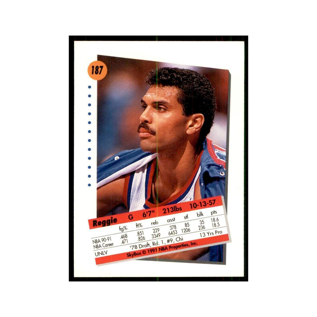 1991 SkyBox Reggie Theus Basketball Cards #187
