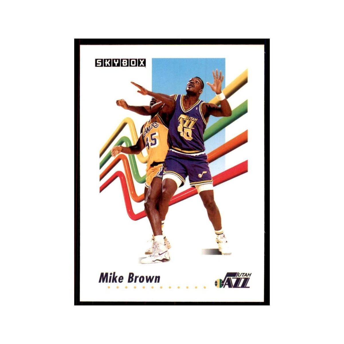 1991 SkyBox Mike Brown Basketball Cards #277