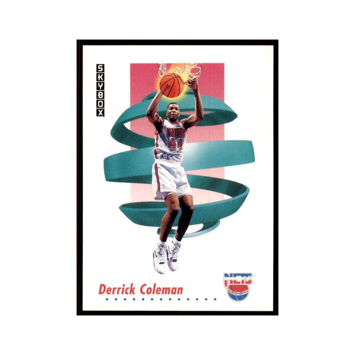 1991 SkyBox Derrick Coleman Basketball Cards #180
