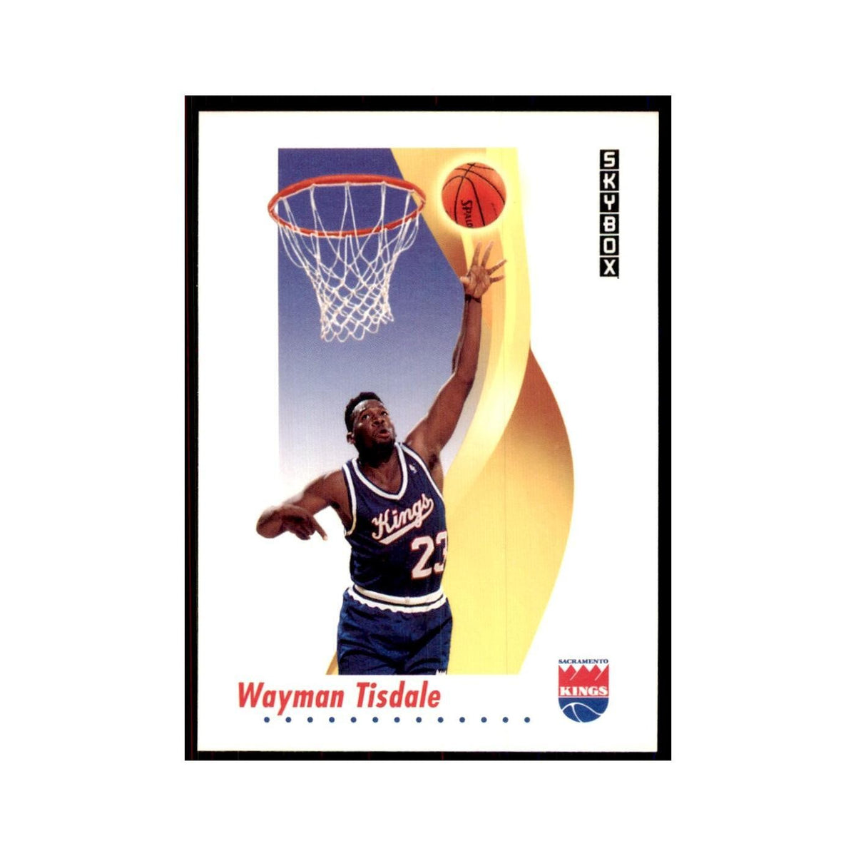 1991 SkyBox Wayman Tisdale Basketball Cards #252