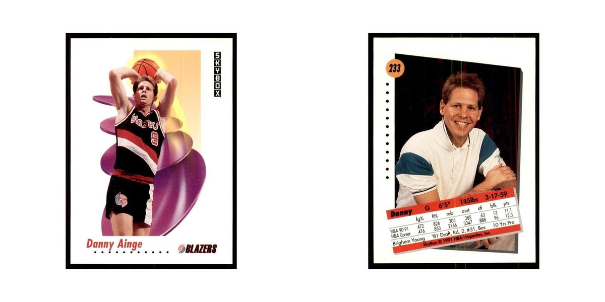 1991 SkyBox Danny Ainge Basketball Cards #233