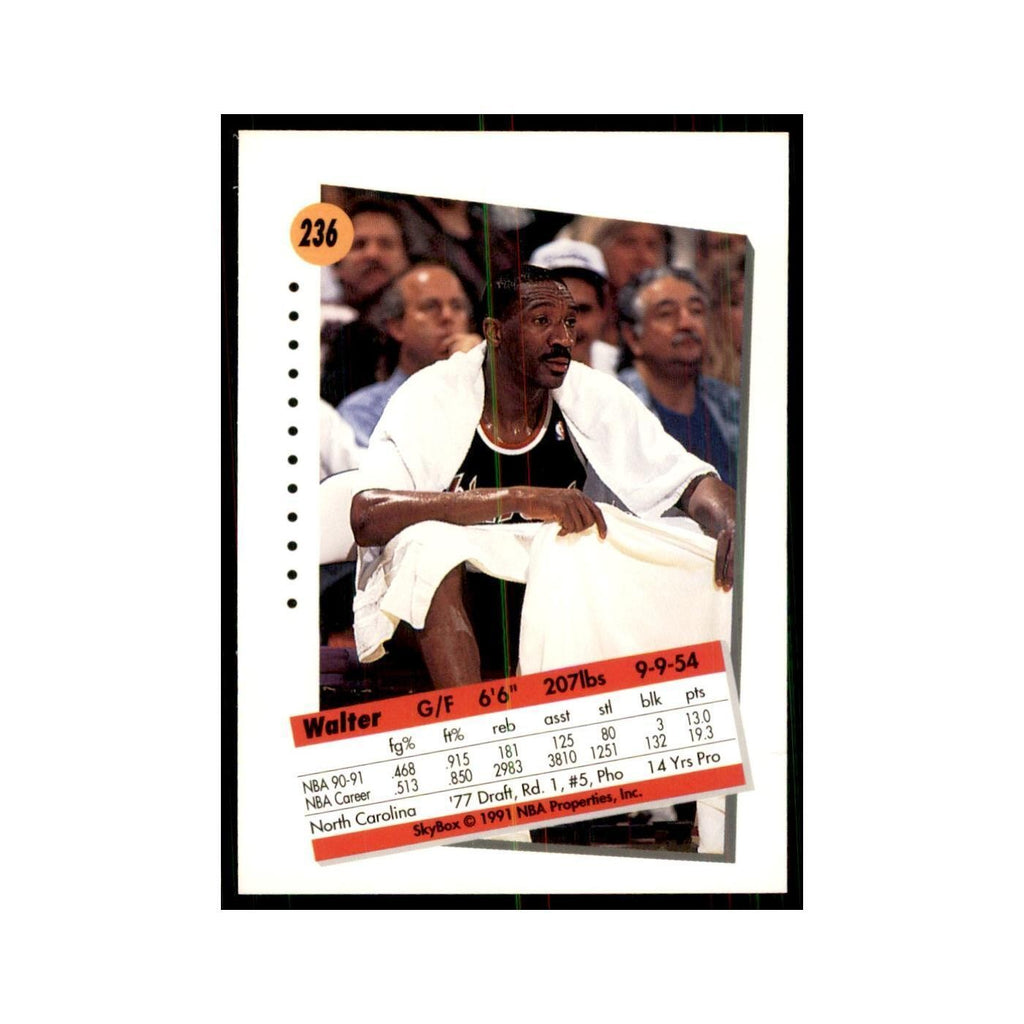 1991 SkyBox Walter Davis Basketball Cards #236