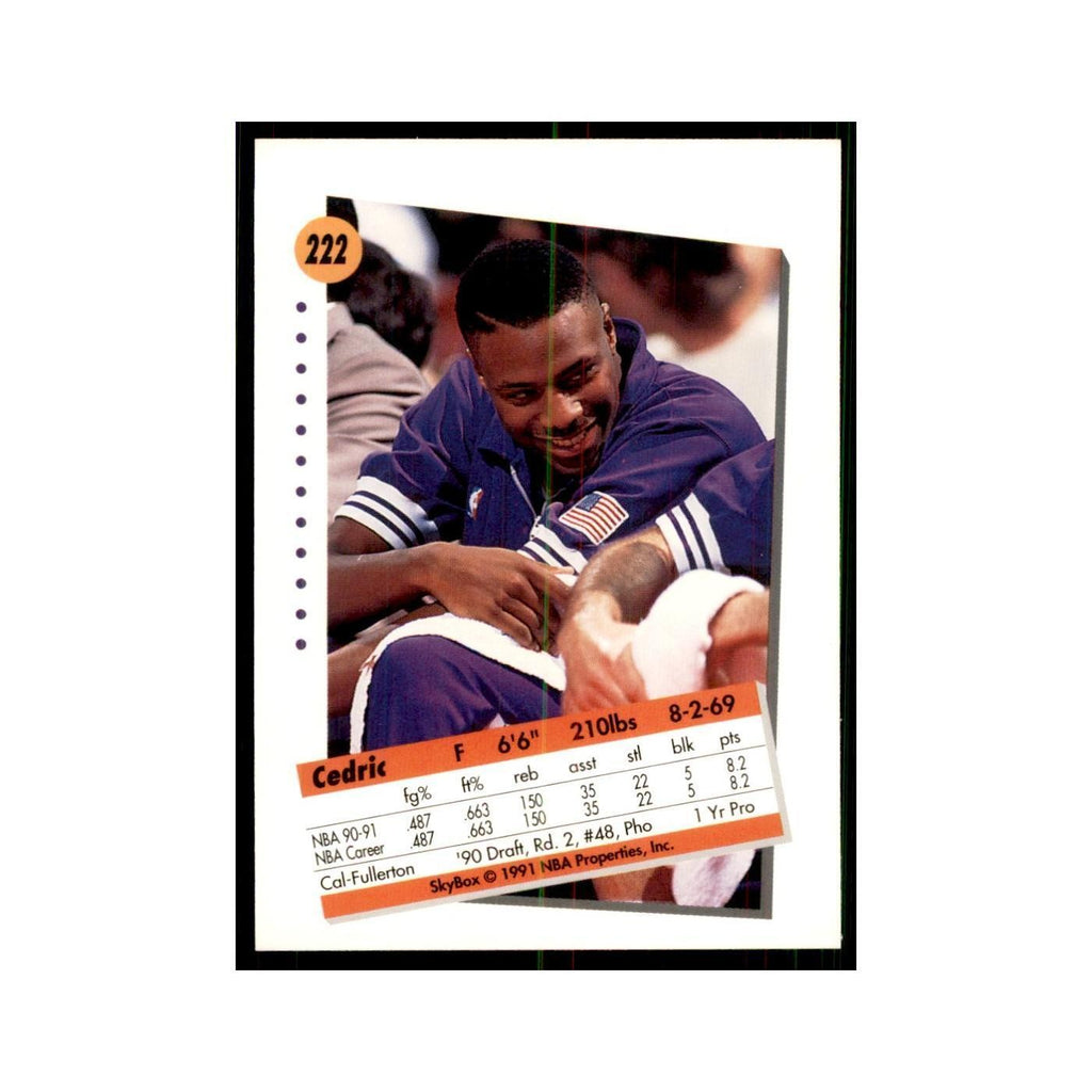 1991 SkyBox Cedric Ceballos Basketball Cards #222