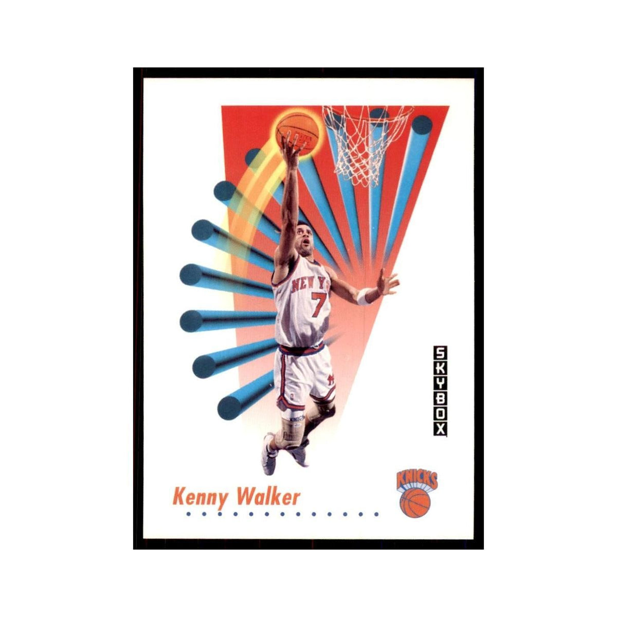 1991 SkyBox Kenny Walker Basketball Cards #197