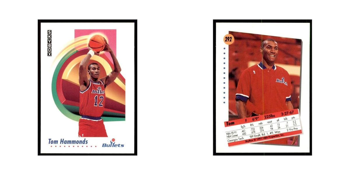 1991 SkyBox Tom Hammonds Basketball Cards #292