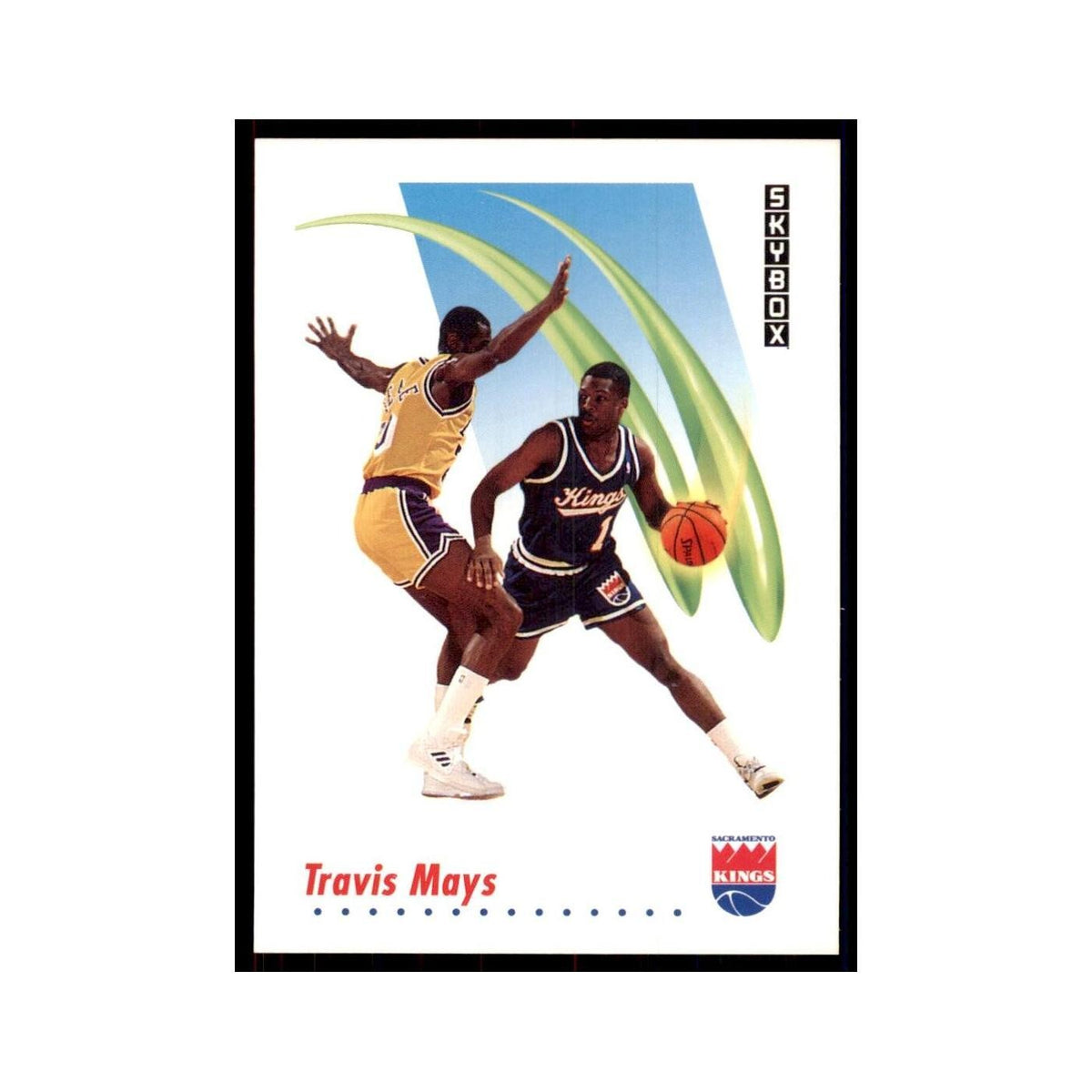 1991 SkyBox Travis Mays Basketball Cards #248