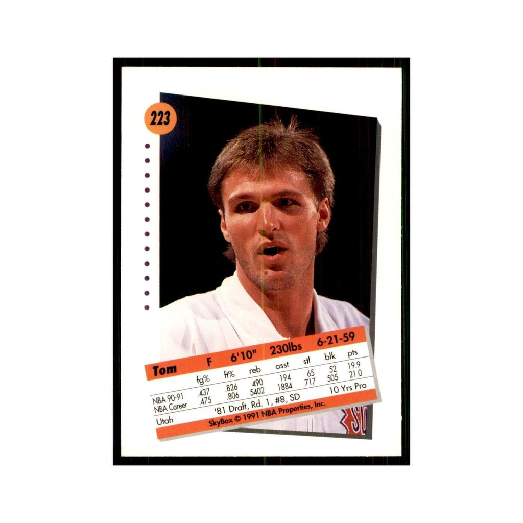 1991 SkyBox Tom Chambers Basketball Cards #223