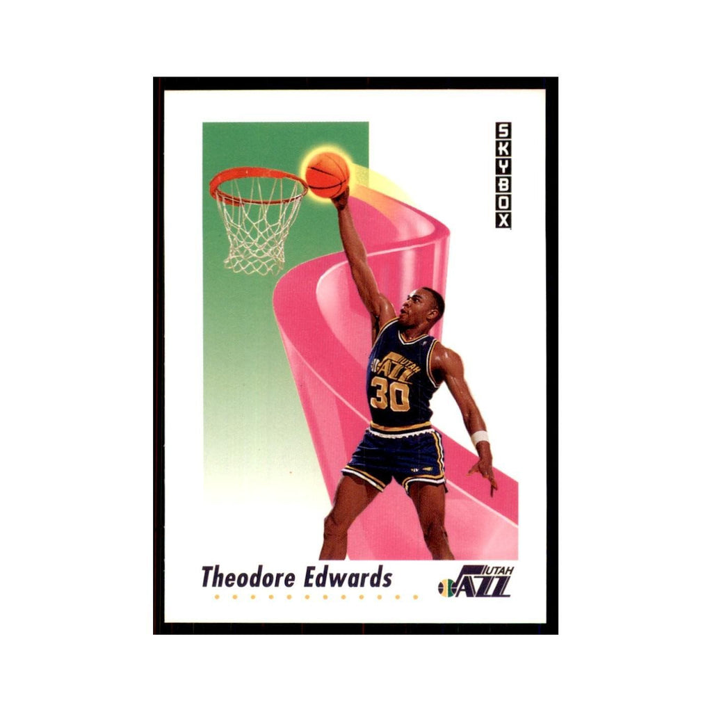 1991 SkyBox Blue Edwards Basketball Cards #280