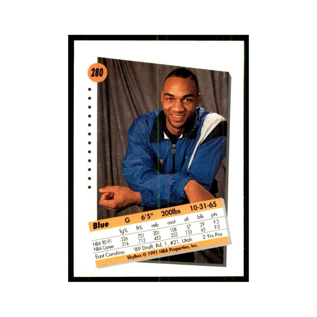1991 SkyBox Blue Edwards Basketball Cards #280