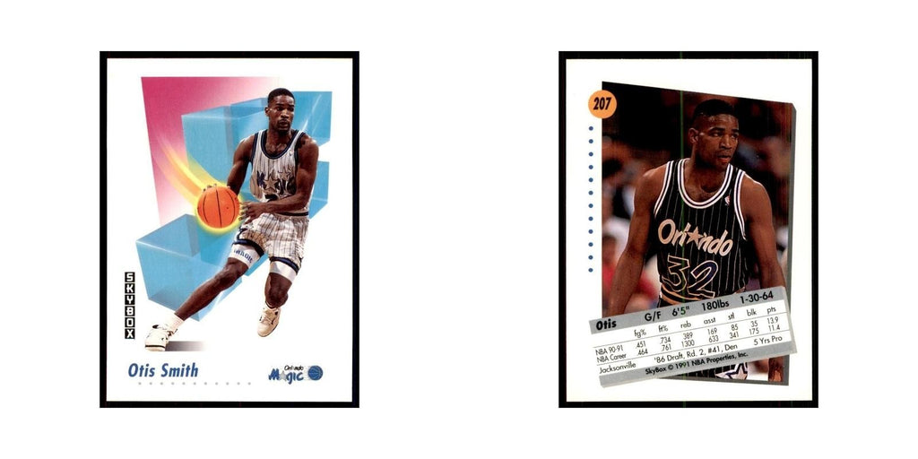 1991 SkyBox Otis Smith Basketball Cards #207
