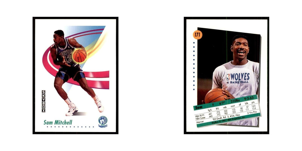 1991 SkyBox Sam Mitchell Basketball Cards #171