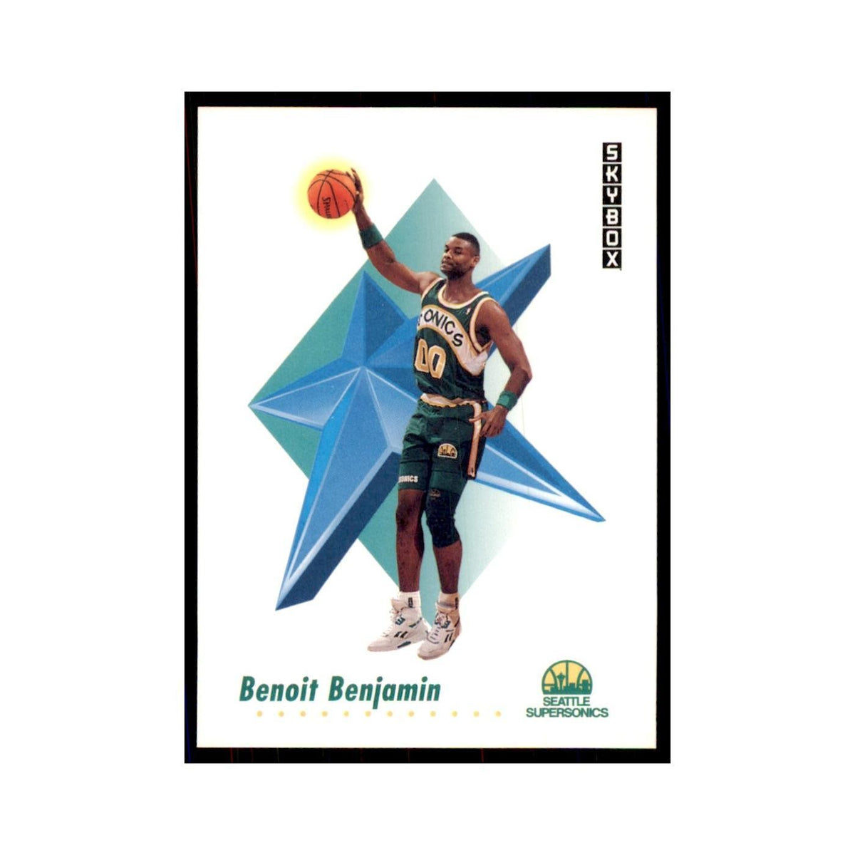 1991 SkyBox Benoit Benjamin Basketball Cards #266