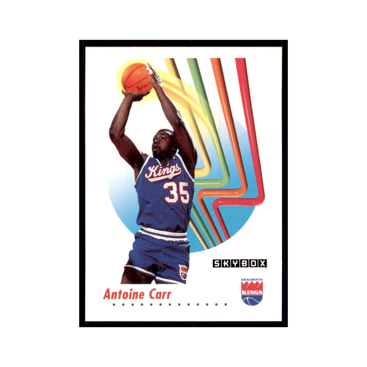 1991 SkyBox Antoine Carr Basketball Cards #244