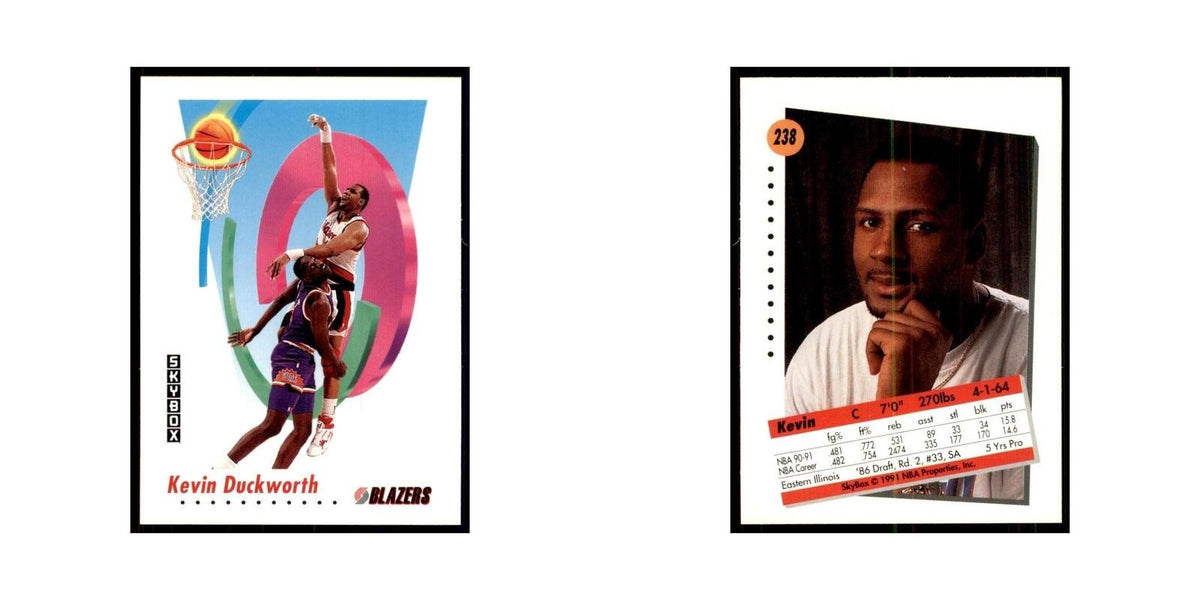 1991 SkyBox Kevin Duckworth Basketball Cards #238