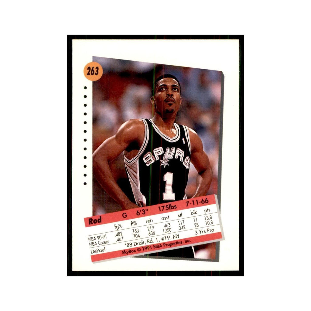 1991 SkyBox Rod Strickland Basketball Cards #263