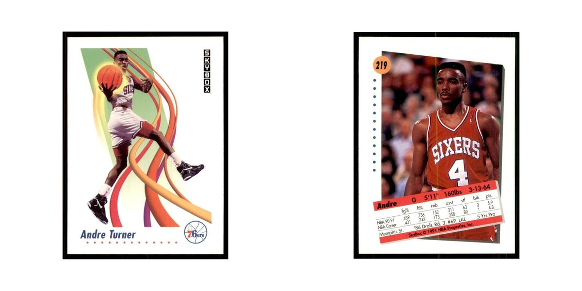 1991 SkyBox Andre Turner Basketball Cards #219