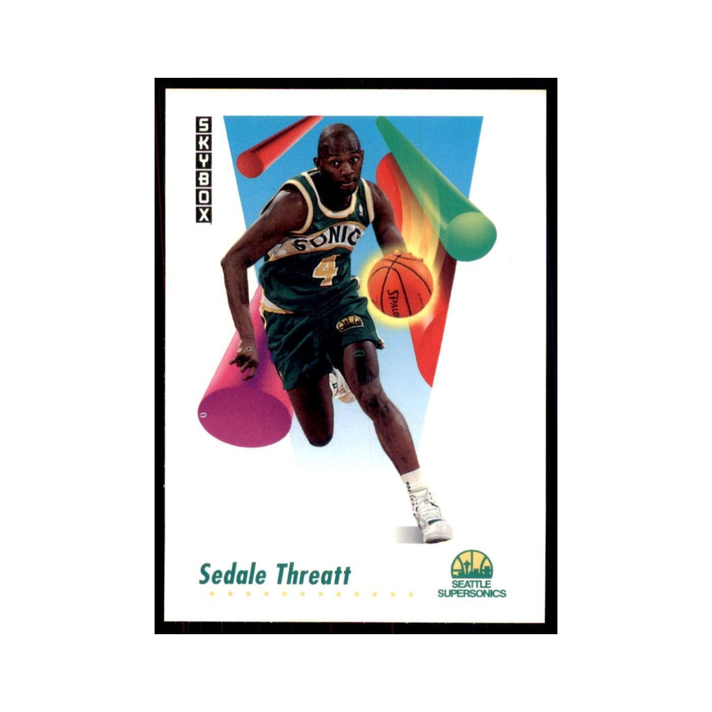 1991 SkyBox Sedale Threatt Basketball Cards #275