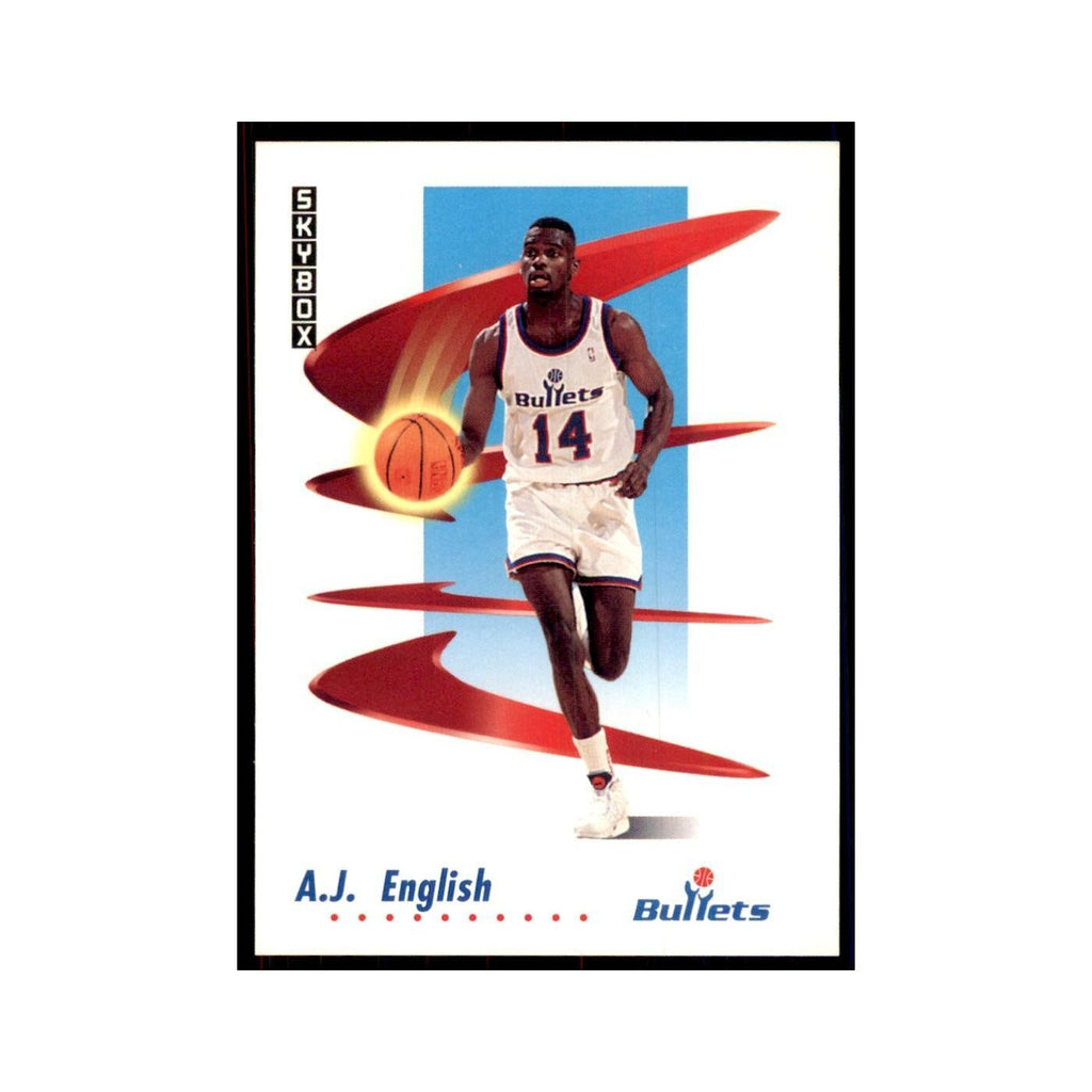1991 SkyBox A.J. English Basketball Cards #290