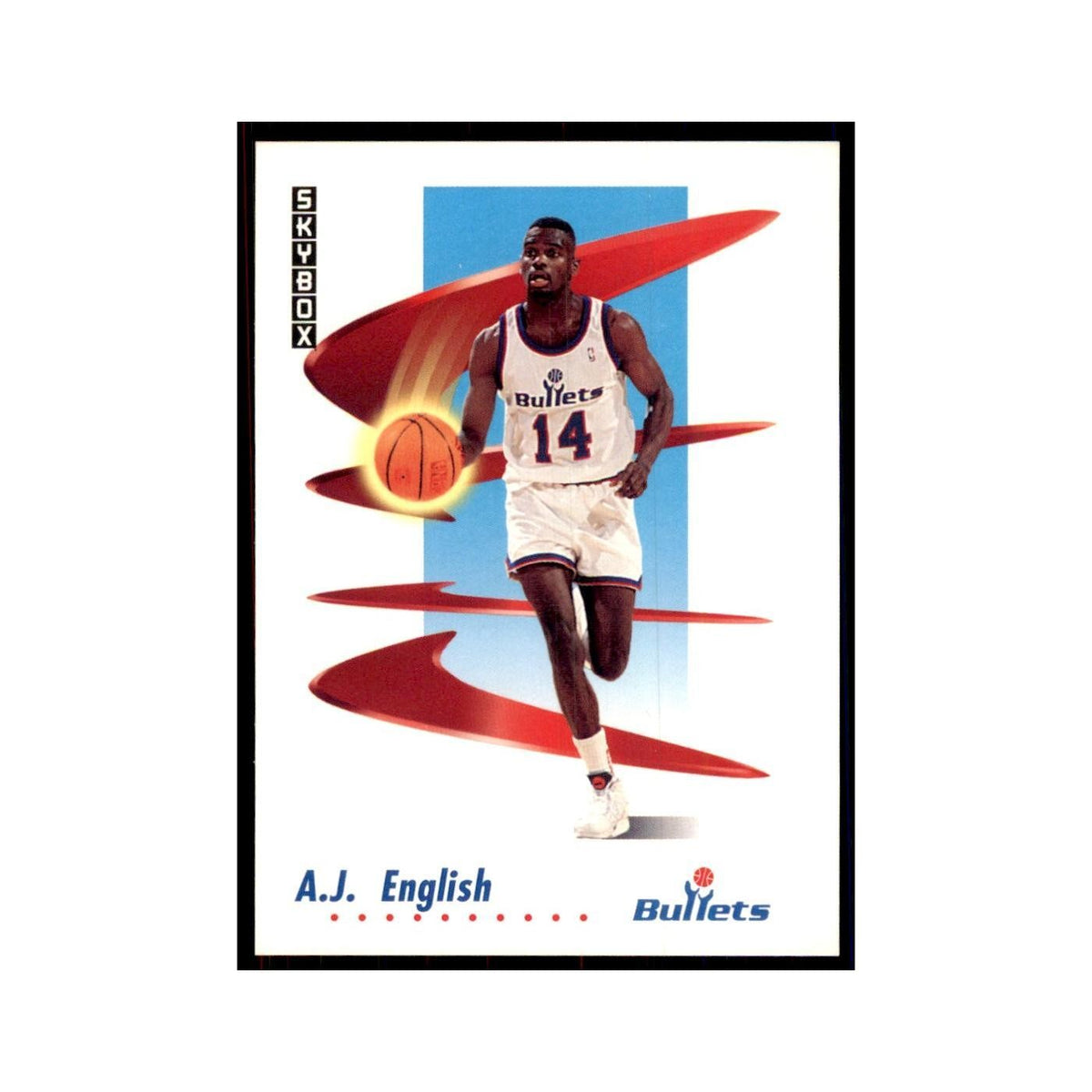 1991 SkyBox A.J. English Basketball Cards #290