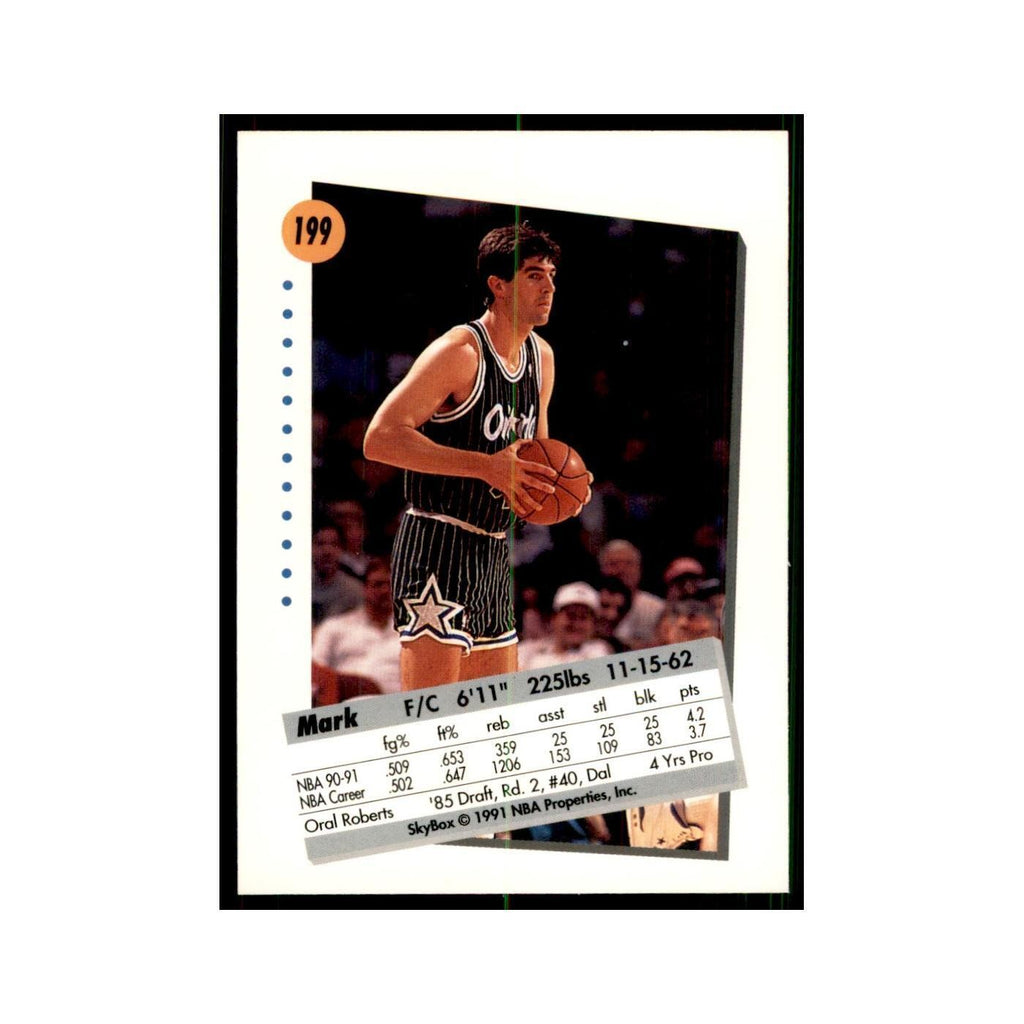 1991 SkyBox Mark Acres Basketball Cards #199