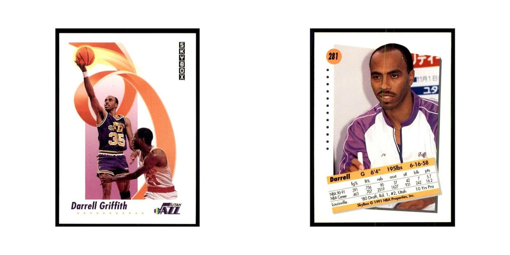 1991 SkyBox Darrell Griffith Basketball Cards #281