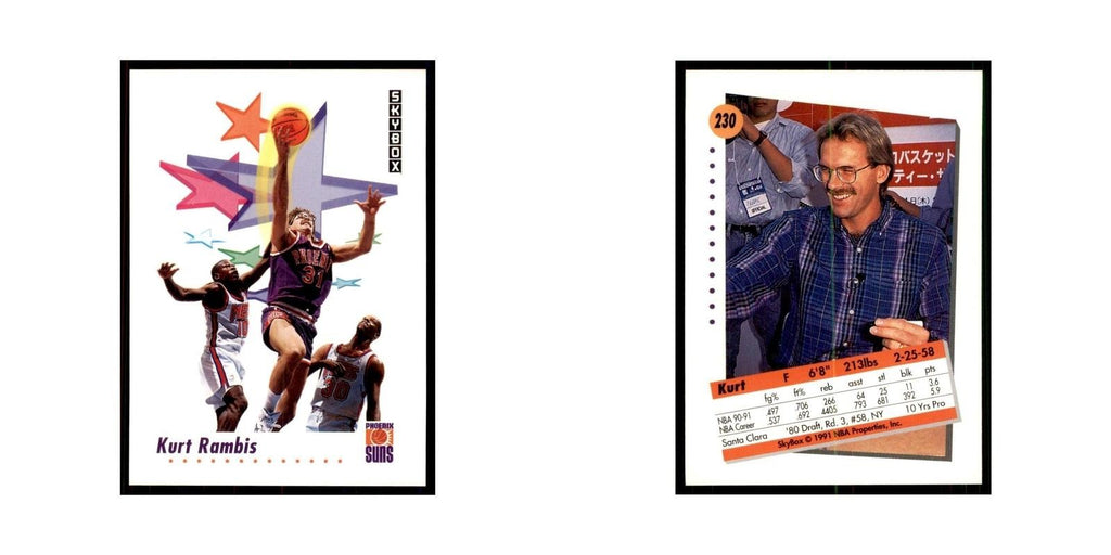 1991 SkyBox Kurt Rambis Basketball Cards #230
