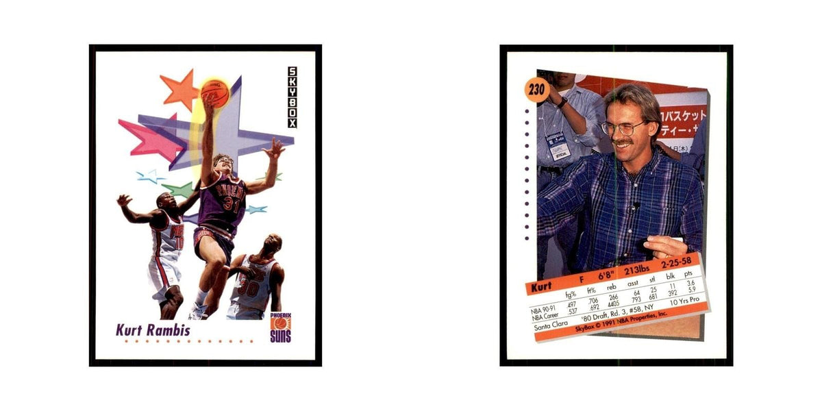 1991 SkyBox Kurt Rambis Basketball Cards #230