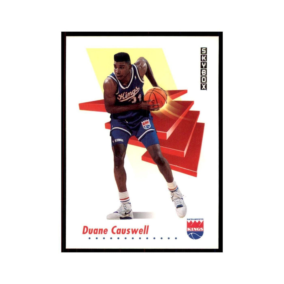 1991 SkyBox Duane Causwell Basketball Cards #245
