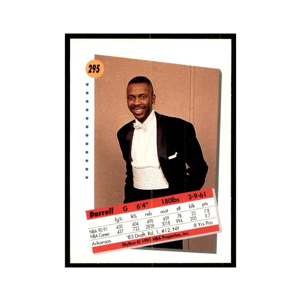 1991 SkyBox Darrell Walker Basketball Cards #295