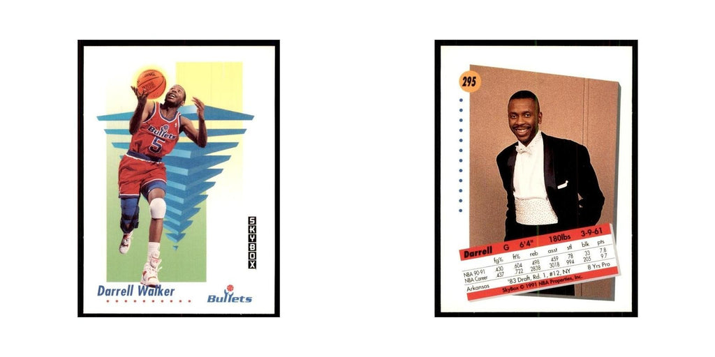 1991 SkyBox Darrell Walker Basketball Cards #295