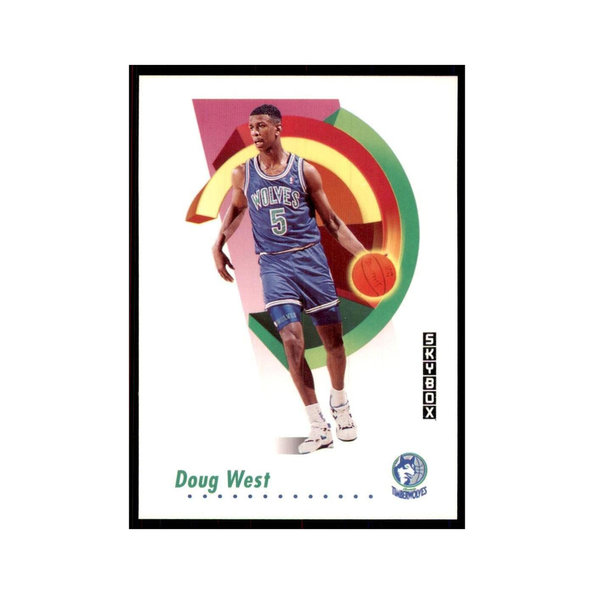 1991 SkyBox Doug West Basketball Cards #176